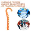 ABOOFAN PP Ice Hockey Stick Protective Cap, Portable and Versatile, Orange view 3