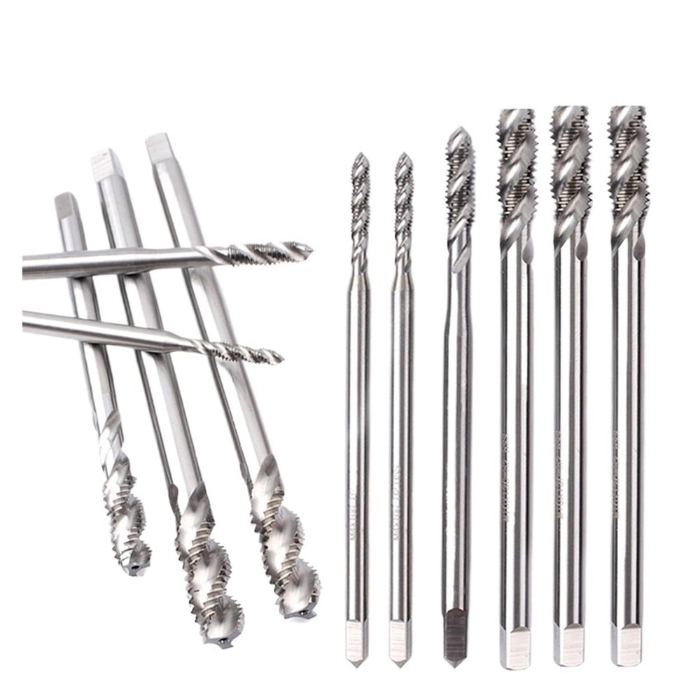 HSS Metric Spiral-Flute Tap, M14 × 2 × 160 mm, Extended Shank