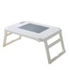 Portable Laptop Desk, Folding Legs, Standing Desk, Adjustable Bed Tray, Compact Home Office Workspace, Travel-Friendly Laptop Table view 1