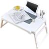 Portable Laptop Desk, Folding Legs, Standing Desk, Adjustable Bed Tray, Compact Home Office Workspace, Travel-Friendly Laptop Table view 3