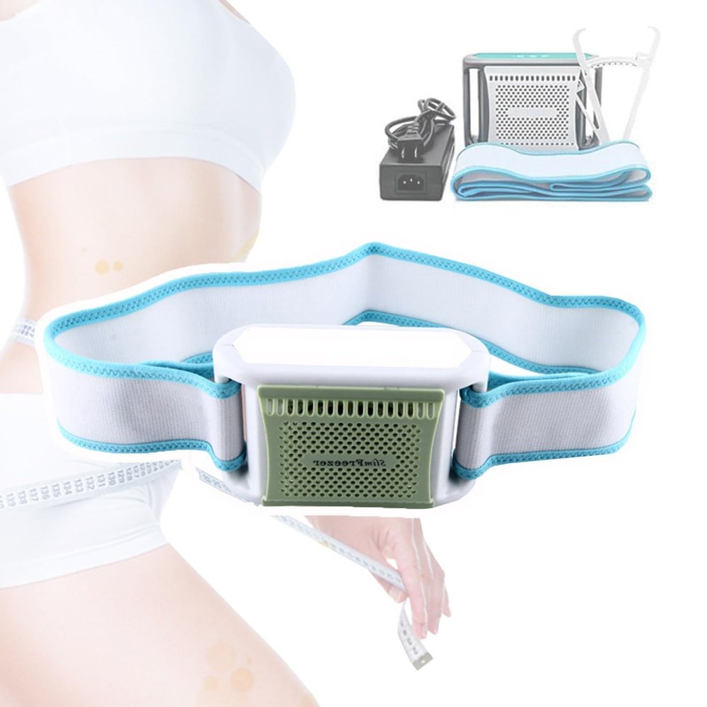 GCLCPAEN Fat-Reduction Device for Abdomen and Hips, 30/60-Minute Timer, Non-Invasive, 5,200 Vibrations/Minute, Portable and Compact
