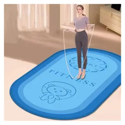 Yoga Fitness Mat, Blue, 80 × 120 cm
