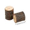 50 Rustic Wooden Place Card Holders, Table Number and Photo Holders view 2