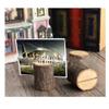 50 Rustic Wooden Place Card Holders, Table Number and Photo Holders view 3