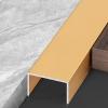 MTADSBKFP U-Shaped Aluminum Alloy Edge Profile for Stair Treads, Multicolor, 580 mm x 0.9 m, 3 pcs (Matte Gold, 50 mm x 0.9 m) view 1