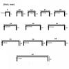 MTADSBKFP U-Shaped Aluminum Alloy Edge Profile for Stair Treads, Multicolor, 580 mm x 0.9 m, 3 pcs (Matte Gold, 50 mm x 0.9 m) view 3