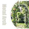 Black Metal Garden Arbor, 1.8–2.5 m, Rust-Resistant Trellis for Climbing Plants, Decorative Pergola for Weddings, Indoor and Outdoor Use, Stable Base (W 80 x H 200 cm) view 2