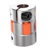 1-Pc. Aluminum Plum Flexible Coupling D20L25-2 for 4/5/6/6.35/7/8/10 mm Shafts (4x5 mm) view 2