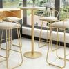 Round Marble Bar Table, Stylish Cocktail Table for Indoor and Outdoor Use, Large view 4
