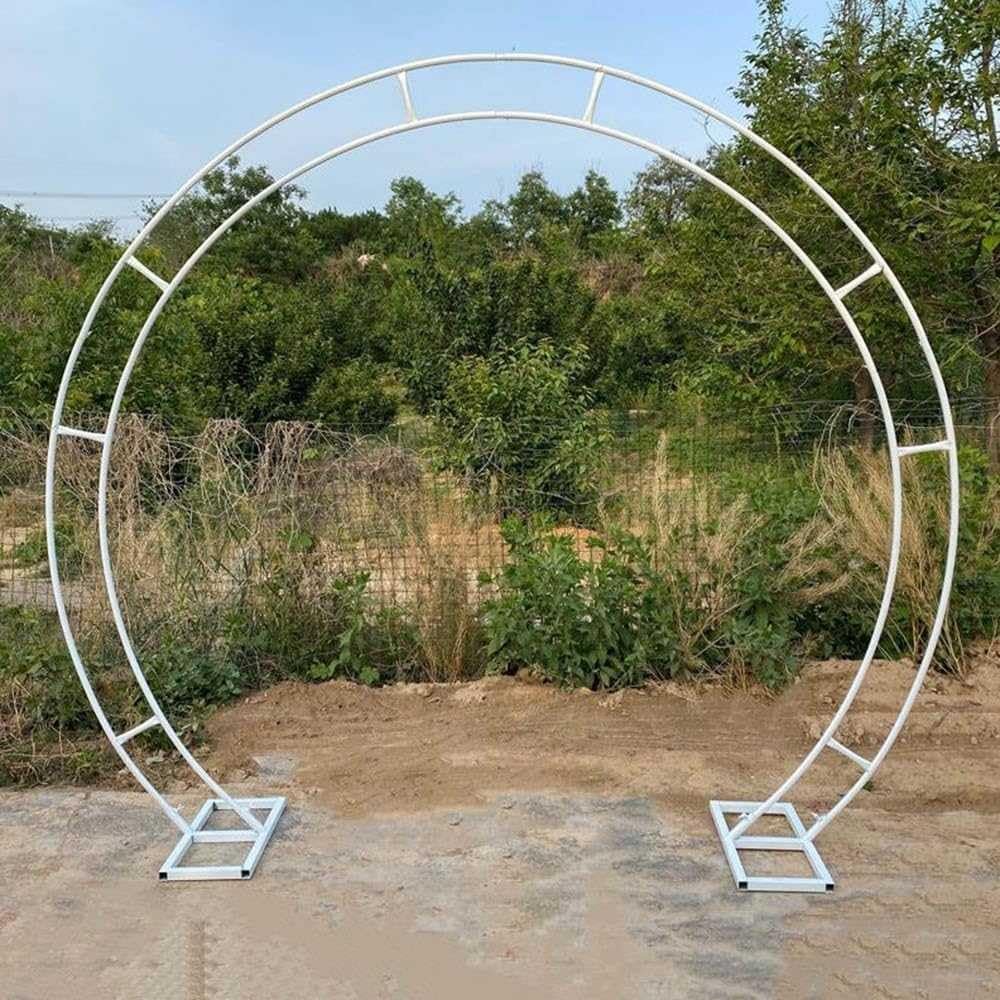 Durable Metal Arch for Wedding Decorations, Rust-Resistant Garden Arbor, Outdoor Trellis, Elegant Plant Support