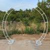Durable Metal Arch for Wedding Decorations, Rust-Resistant Garden Arbor, Outdoor Trellis, Elegant Plant Support view 1