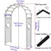 Weather-Resistant Wooden Arches for Climbing Plants, 120 x 215 cm and 140 x 225 cm view 4