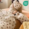 Sedefen Bear Bedding Set, 220 x 240 cm, Brown and White, Girls' Kids Bedding view 3