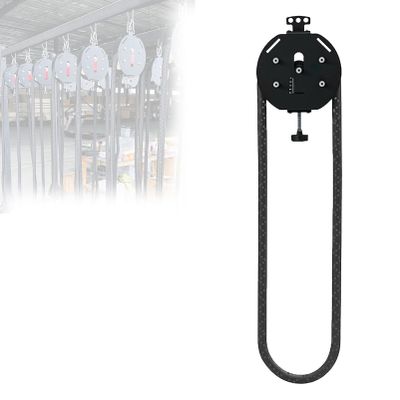 Feiphla Cable Pulley System, Endless Rope Trainer for Home Gyms, Adjustable Resistance, All Black