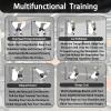 Feiphla Cable Pulley System, Endless Rope Trainer for Home Gyms, Adjustable Resistance, All Black view 2