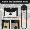 Feiphla Cable Pulley System, Endless Rope Trainer for Home Gyms, Adjustable Resistance, All Black view 4