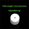 Quartz Cuvette Lid, Stopper, Screw Cap, PTFE (RED)(BROWN) view 2