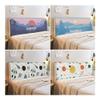 ESMENATZLS Printed Headboard Cover, 1.5 m, 1.8 m, 2.0 m, Elastic Headboard Protector (Yellow, 60 x 200 cm) view 4