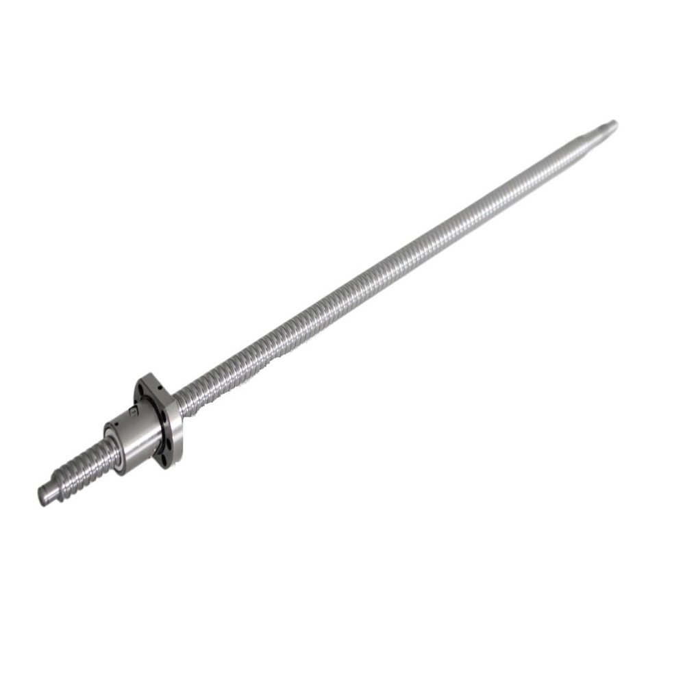 HHB18I RM1605 C7 Machined Ball Screw, 600 mm, with BK/BF12 Supports and Coupling