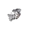 Tri-Clamp Sanitary Set 0.5–10 in, 316 Stainless Steel, Weld Ferrules + Clamp + Gasket (53 mm K64) view 2