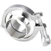 Tri-Clamp Sanitary Set 0.5–10 in, 316 Stainless Steel, Weld Ferrules + Clamp + Gasket (53 mm K64) view 4