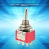 CHICIRIS 10-Piece ON OFF ON DPDT Toggle Switch, 6-Pin, 6 mm, Long Life view 2