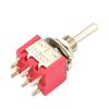 CHICIRIS 10-Piece ON OFF ON DPDT Toggle Switch, 6-Pin, 6 mm, Long Life view 4