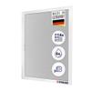 Custom-Made Fly Screen for Windows, Pre-Assembled, No Drilling, White, 130 x 140 cm view 1