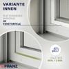 Custom-Made Fly Screen for Windows, Pre-Assembled, No Drilling, White, 130 x 140 cm view 4