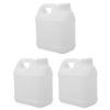Hoement 3-Pack Plastic Liquid Containers with Tight-Sealing Caps view 1