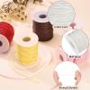 QUARKZMAN 1 mm Waxed Cotton Cord, 100 Yards, White, Round Cord for Bracelets, Necklaces, Beading, DIY Jewelry Making and Macramé view 3