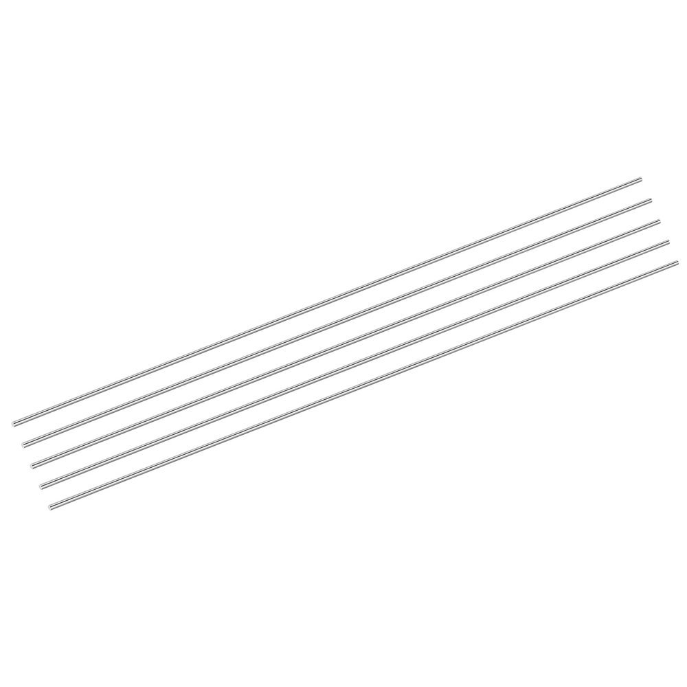 QUARKZMAN 5-Piece 304 Stainless Steel Rods, 35 mm x 407 mm, Lathe Stock