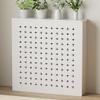 Modern White Radiator Cover, Ventilated, Easy to Clean, with Storage Shelf, 50 x 70 x 15 cm view 1