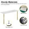 EXCLURA Window Sill Extension Shelf for Cats with 2 Legs, Height-Adjustable, Gold, 50 x 25 cm view 4