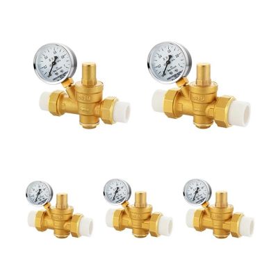 PPR Brass Pressure-Reducing Valve with Gauge (PPR32)
