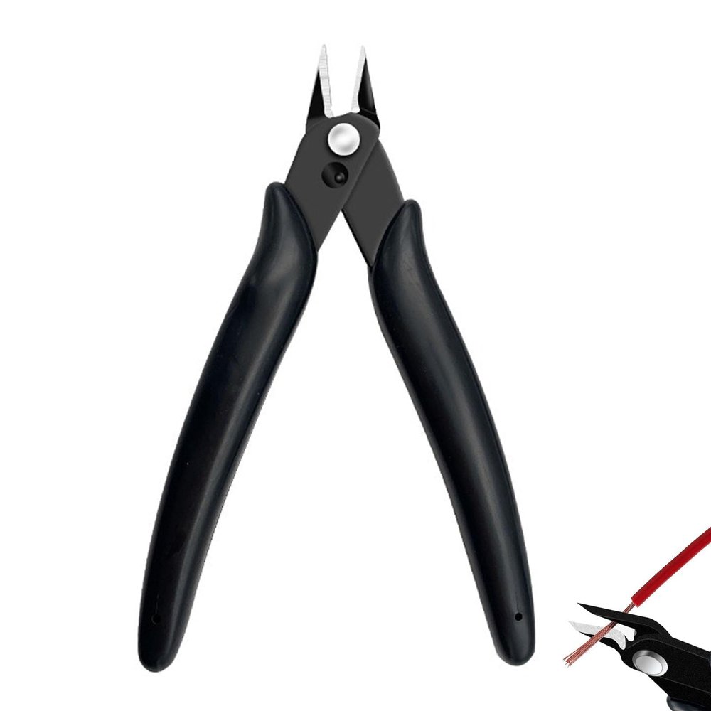 Mini Side Cutters, Black, 13 cm