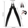 Mini Side Cutters, Black, 13 cm view 2