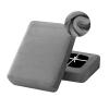 KYJSW 1-Piece Stretch Velvet Sofa Seat Cushion Cover, Non-Slip Universal Cover for L-Shaped Chaise Lounge, Light Gray, Large 2-Seater view 1