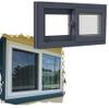 ZIUSFAC Horizontal Sliding Basement Window with Screen, Gray, 83 x 53 cm view 1
