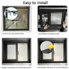 ZIUSFAC Horizontal Sliding Basement Window with Screen, Gray, 83 x 53 cm view 4