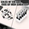 TATMOHIK 10-Slot USB-A Flash Drive Organizer view 3