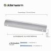 Goldenwarm 10-Pack Concealed Cabinet Handles, 160 mm, Silver Aluminum view 3