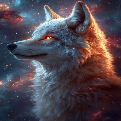 Wolf Diamond Painting Kit for Adults, XXL Starry Sky, 5D Full Drill, 50 x 80 cm