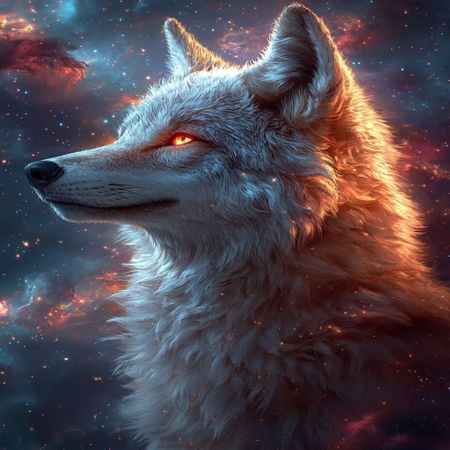 Wolf Diamond Painting Kit for Adults, XXL Starry Sky, 5D Full Drill, 50 x 80 cm