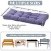 Indoor/Outdoor Bench Cushion, Gray, 100 x 40 x 8 cm view 2