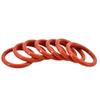 CHAOUYYZ Red Silicone VMQ O-Ring Sealing Washers, 50 Pieces, OD 19 mm, CS 2.4 mm view 1