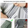Waterproof Tarp 550 x 900 cm, Heavy-Duty Tear-Resistant, UV-Stabilized, Mold-Resistant, Green view 3