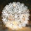 50 Transparent Snowflake Vinyl Stickers for Laptop, Guitar, Bike, Car, Phone and More view 1