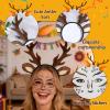 5-Piece Women's Brown Reindeer Costume Set view 3