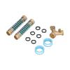 2-Way Garden Faucet, 3/4-Inch Brass Connection, Dual Outlet view 3